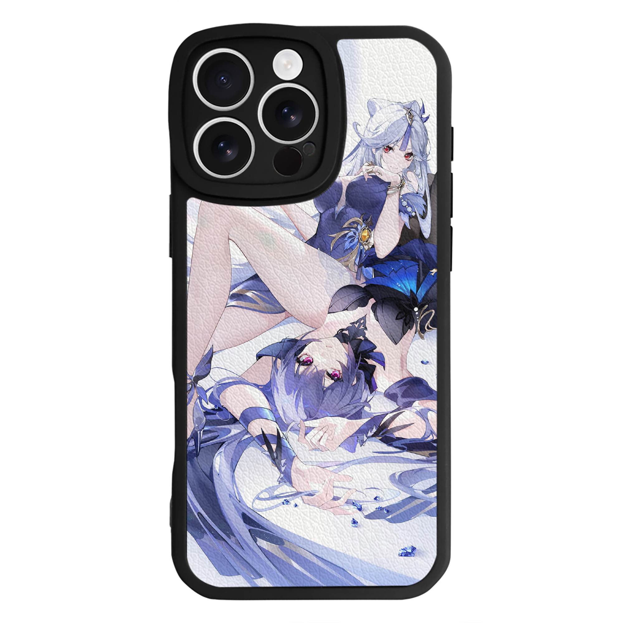 げんし神 genshin 【iPhone 16シリーズ対応】シリコンスマホケース（レザー調） 材質：シリコン